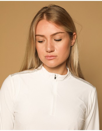 Polo Tinder Blanc Manches Longues GEM