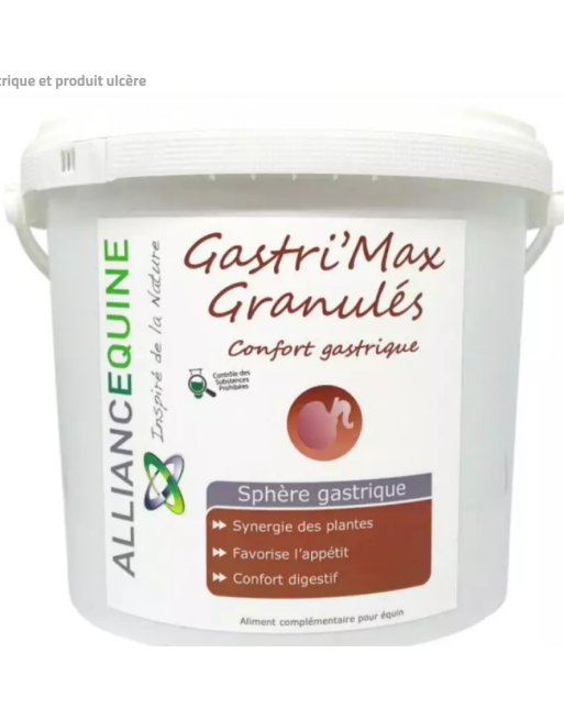 Gastri'max grannulés - ALLIANCE EQUINE Gastri'max grannulés - ALLIANCE EQUINE