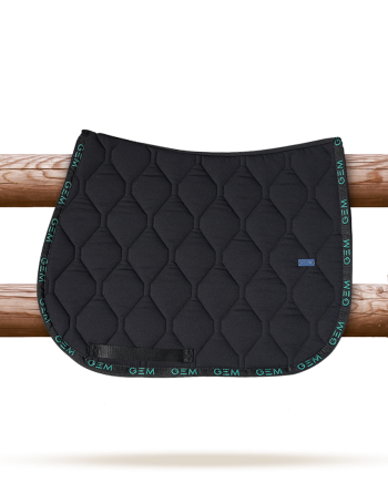 Tapis Love Noir et Vert - GEM