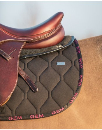 Tapis Love Noir/Rose - GEM