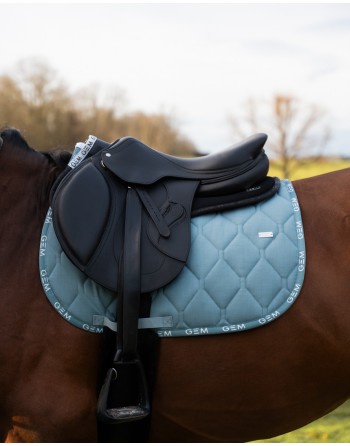 Tapis Love bleu gris - GEM