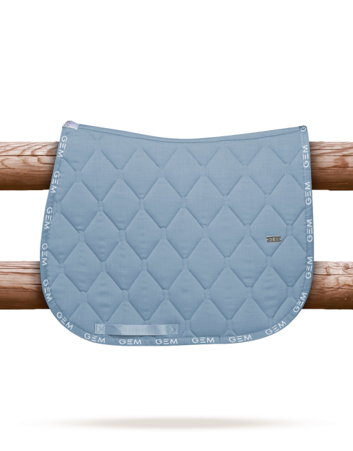 Tapis Love bleu gris - GEM