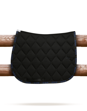 Tapis Love Noir et bleu - GEM