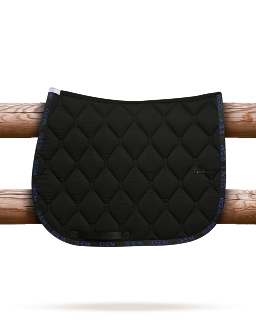 Tapis Love Noir et bleu - GEM