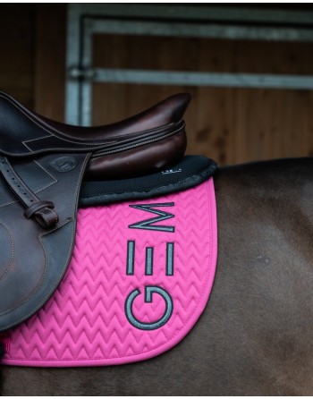 Tapis Ten Rose et Noir - GEM