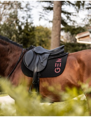 Tapis Ten Noir et Bordeaux - GEM