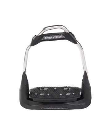 Etriers Air's black/ silver glitter - FREEJUMP