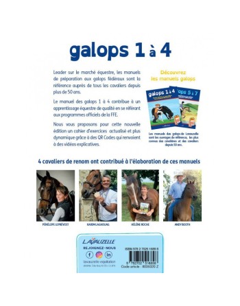 Cahier d'exercices galops 1 à 4 - LAVAUZELLE