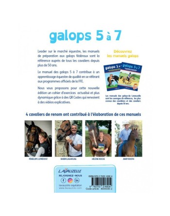 Cahier d'exercices galops 5 à 7 - LAVAUZELLE