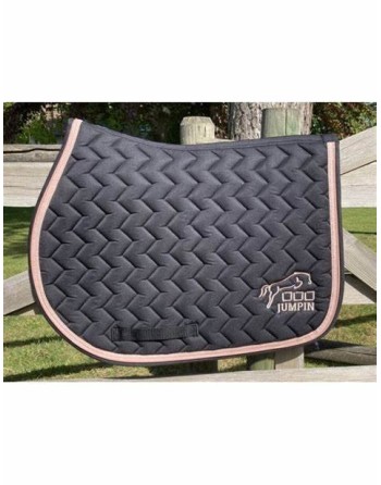 Tapis nacre noir et rose - JUMP'IN