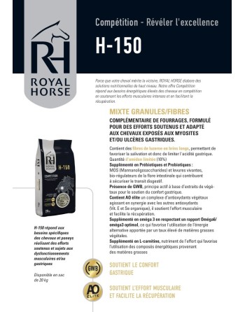 Granulés H150 - Royal Horse