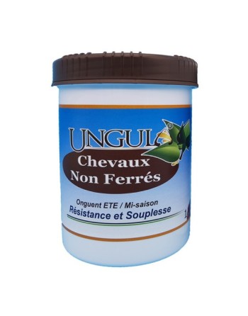 Chevaux non ferrés été mi saison - Ungula Naturalis